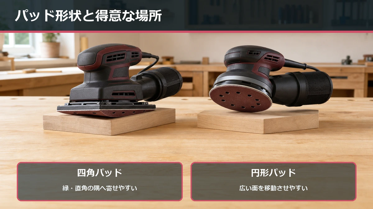 オービタルサンダーとランダムサンダーの違い！木工ではどっちを選ぶ